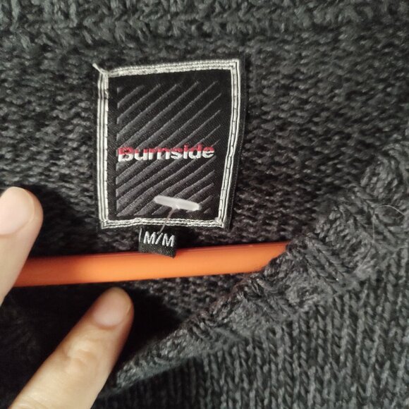 Burnside Crew Neck Striped Long Sleeve Sweater - Picture 8 of 9